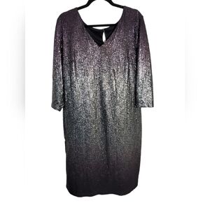 Lane bryant ombre sparkly sheath dress